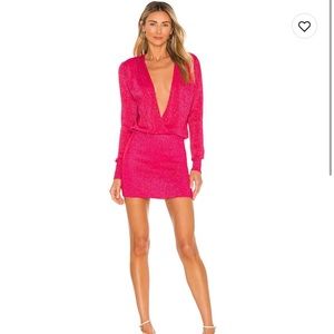 Never Worn Shimmer Pink Mini Dress